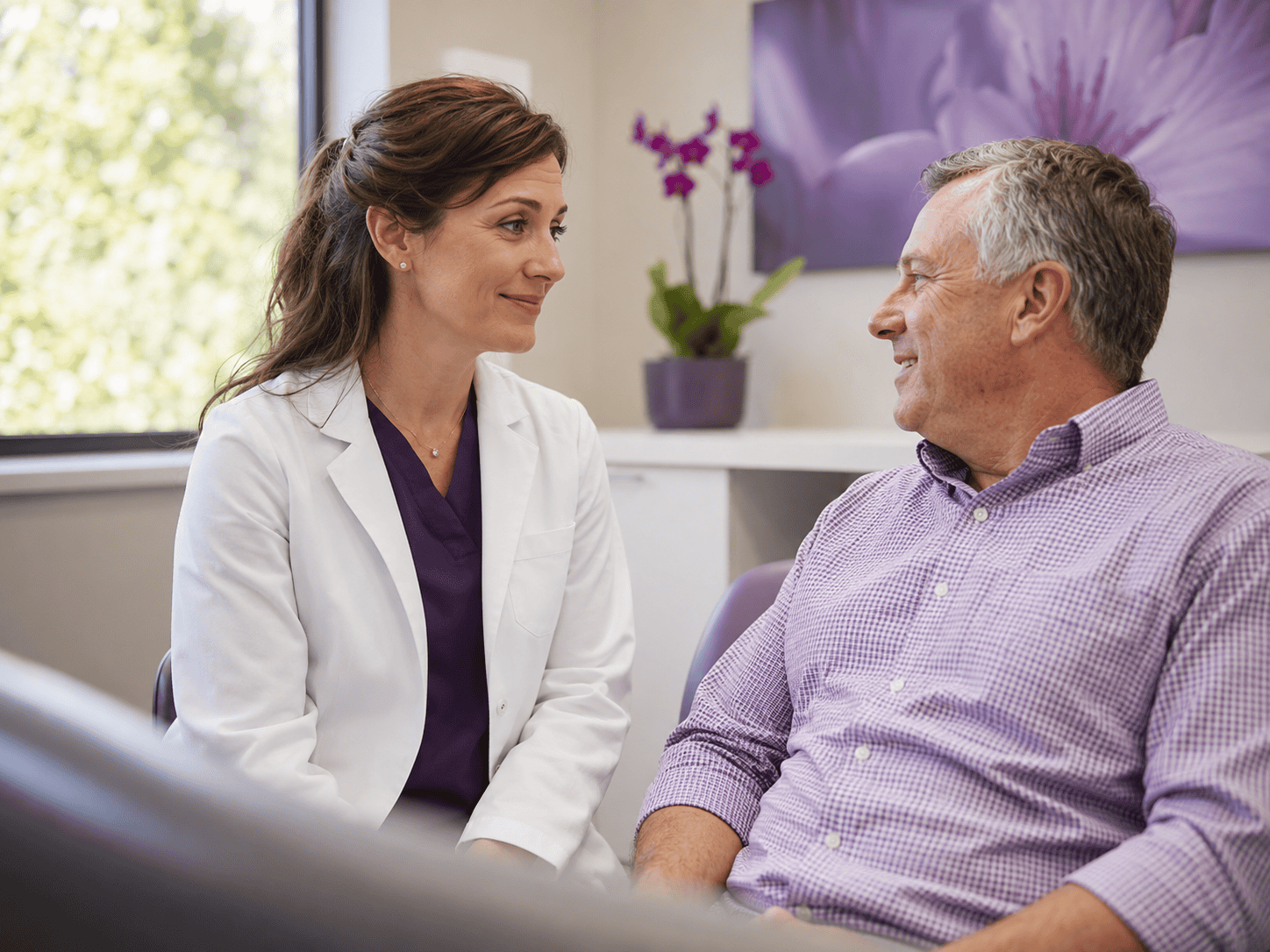 Reassuring dental consultation for a nervous patient at Epsom Smiles Dental in Epsom